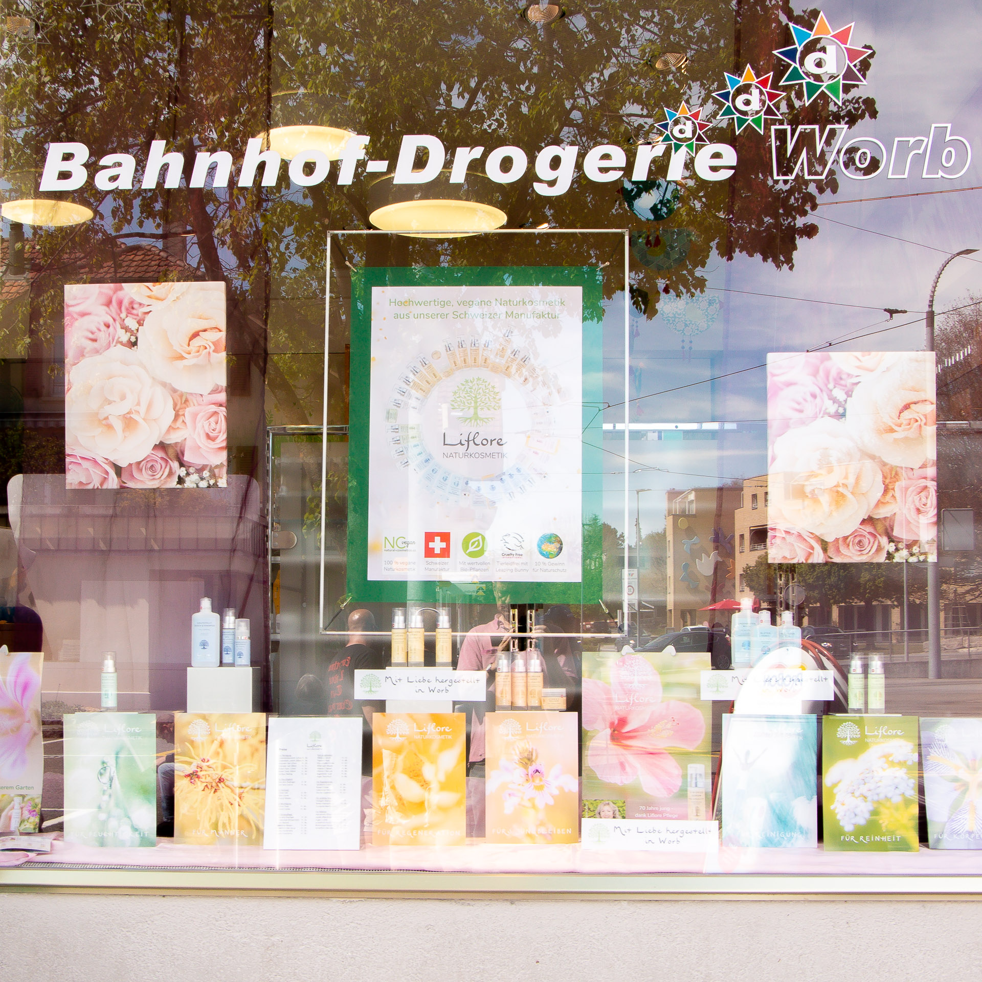 210508-3787-liflore-naturkosmetik Liflore Produkte in der Bahnhof Drogerie Worb